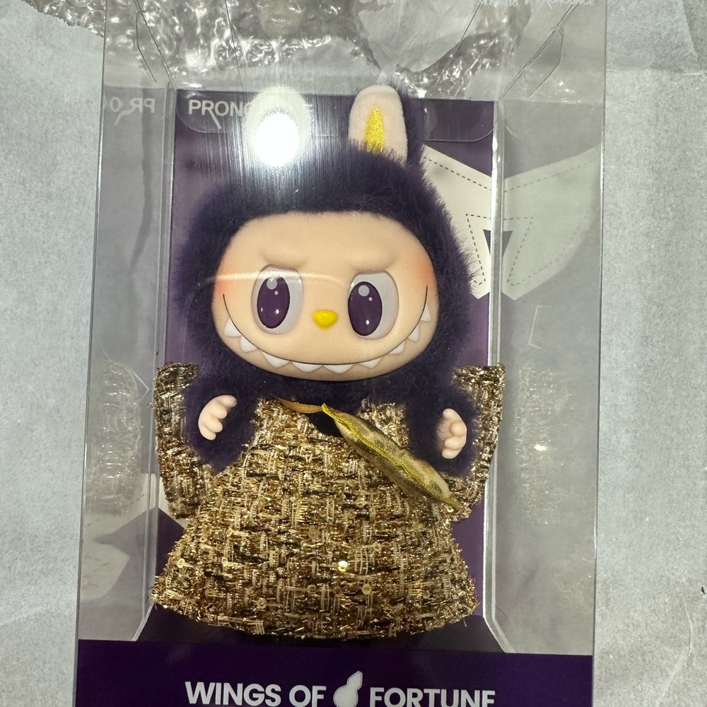 Wings of Fortune Labubu- Purple and Gold Labubu